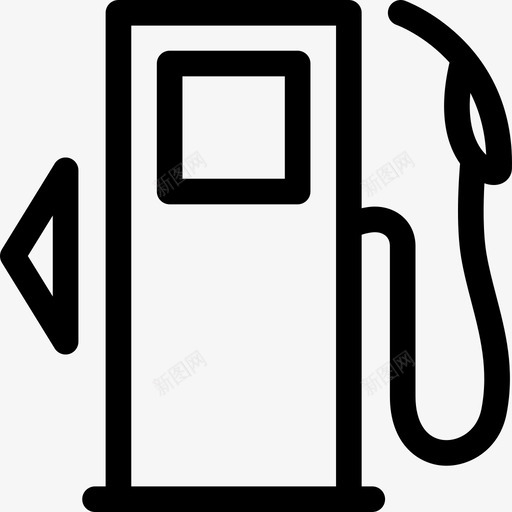 加油侧汽油汽车仪表板第2部分图标svg_新图网 https://ixintu.com 加油侧 汽油 汽车仪表板第2部分