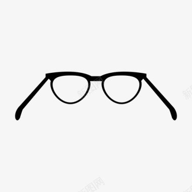 眼镜图像现代图标图标