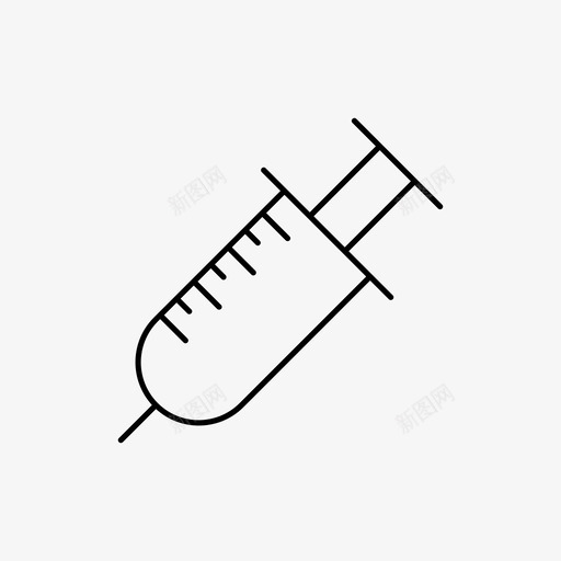 注射器皮下注射器注射图标svg_新图网 https://ixintu.com 注射 注射器 皮下注射器