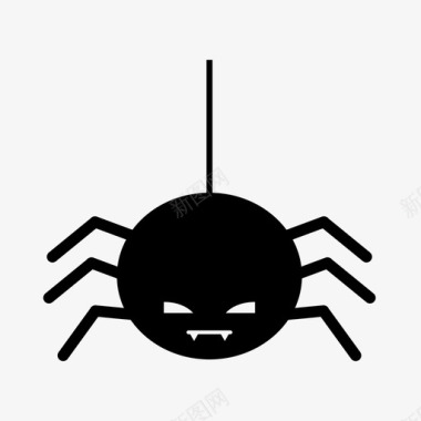 蜘蛛动物危险图标图标