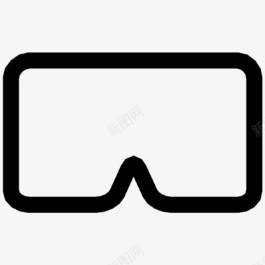 虚拟玻璃增强现实虚拟现实图标图标