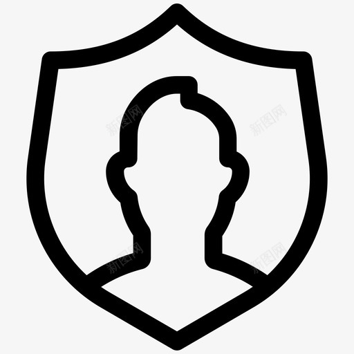 用户保护保护用户安全线第一卷图标svg_新图网 https://ixintu.com 保护用户 安全线第一卷 用户保护