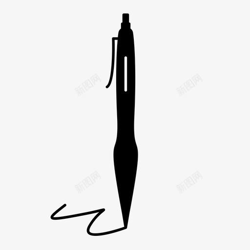 钢笔圆珠笔墨水图标svg_新图网 https://ixintu.com 写字 圆珠笔 墨水 学校 钢笔