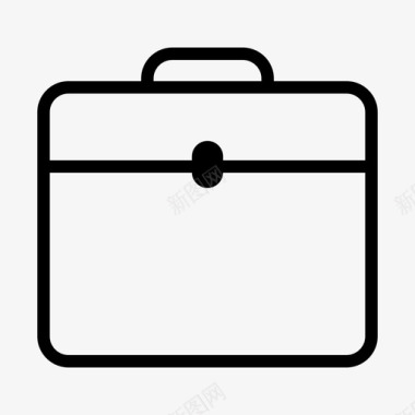 行李箱工作配件业务图标图标