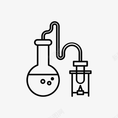 化学教育实验图标图标