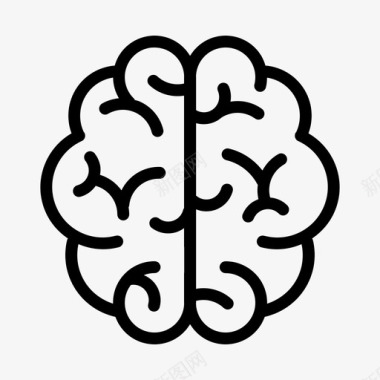 大脑身体人图标图标