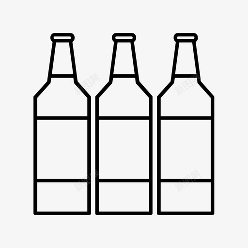 啤酒瓶酒精麦芽酒图标svg_新图网 https://ixintu.com 包装 啤酒瓶 酒精 鸟所有 麦芽酒