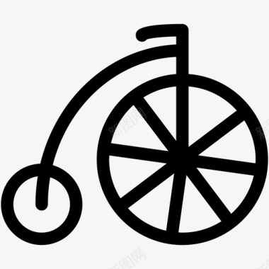三轮车自行车交通概况图标图标