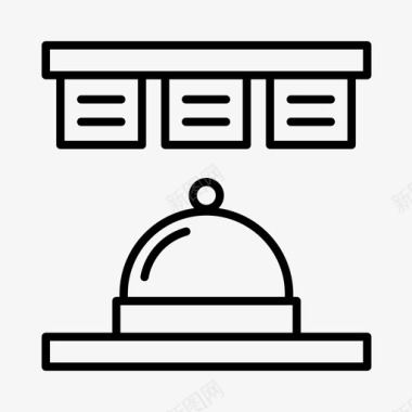 餐厅咖啡厅食物图标图标