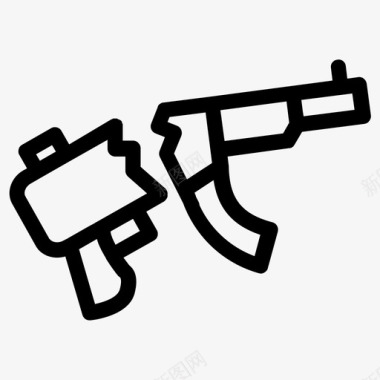 坏枪武器2图标图标