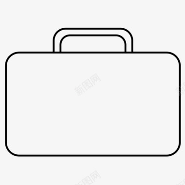 公文包公文包商务旅行箱图标图标
