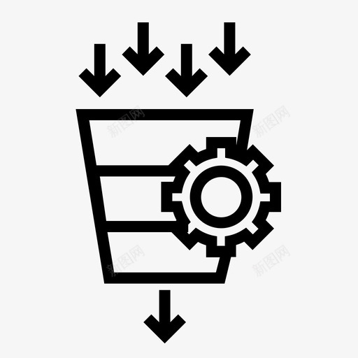 站点管理增长度量图标svg_新图网 https://ixintu.com 业务 增长 度量 站点管理