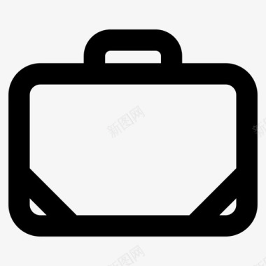 公文包办公室手提箱图标图标