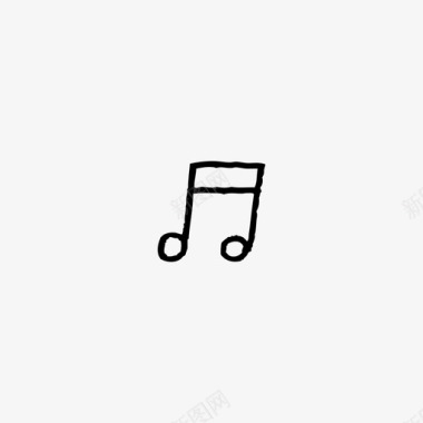 乐谱手绘音乐手绘音乐符号图标图标