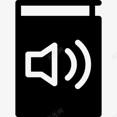有声读物技术教育性图标图标