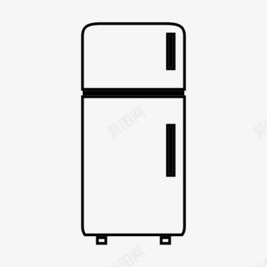 冰箱冰柜厨房设备图标图标
