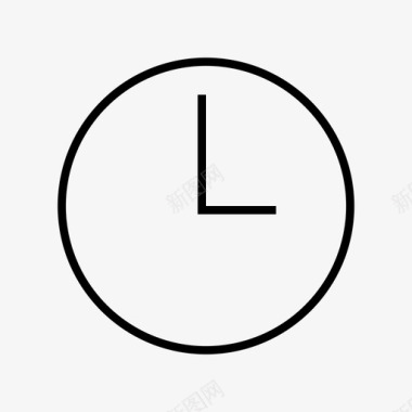 时钟顺时针时间图标图标