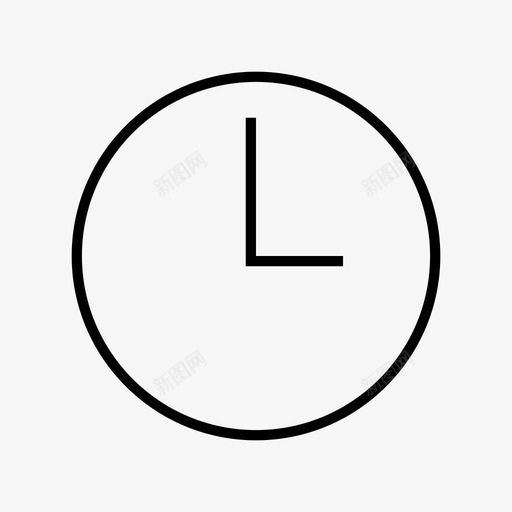 时钟顺时针时间图标svg_新图网 https://ixintu.com 手表 挂钟 接口 时钟 时间 顺时针