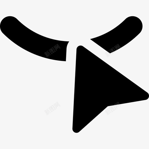弯曲工具箭头应用程序界面图标svg_新图网 https://ixintu.com 弯曲工具 箭头 设计应用程序界面