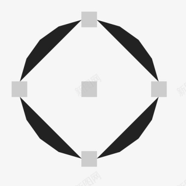 形状圆椭圆插图图标图标