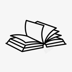 出版书书百科全书文学图标高清图片