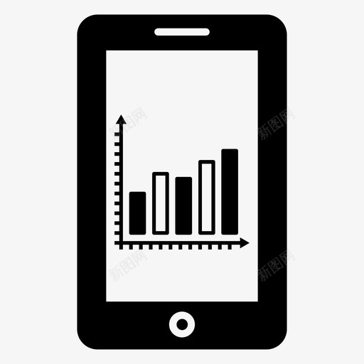 智能手机分析商业报告图标svg_新图网 https://ixintu.com 商业报告 智能手机分析