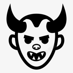 万圣节的撒旦魔鬼万圣节撒旦图标高清图片
