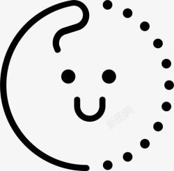 LINE符号dotsmiley表情符号happy图标高清图片