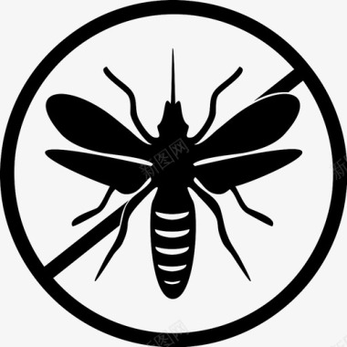 蚊虫防蚊剂灭蚊剂图标图标