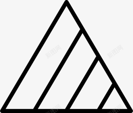 三角形填充比例图标图标