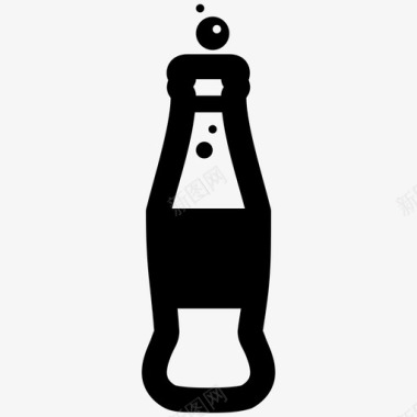 汽水饮料瓶子图标图标