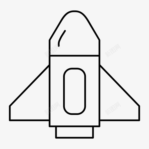 火箭导弹轨道图标svg_新图网 https://ixintu.com 太空火箭 导弹 火箭 火箭发射 轨道