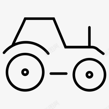 拖拉机旅行车卡车图标图标