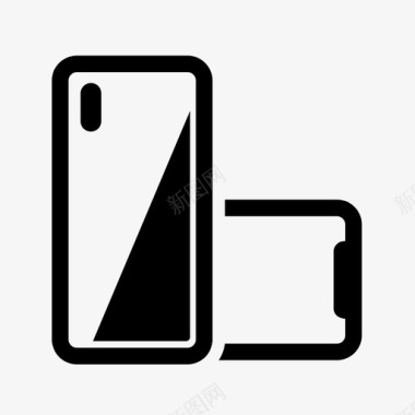 iphonex苹果智能手机图标图标