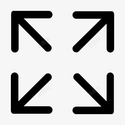 扩大图标svg_新图网 https://ixintu.com 扩大