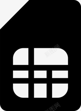 sim卡芯片存储卡图标图标