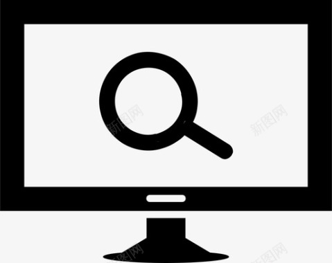计算机搜索放大图标图标