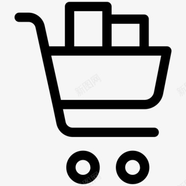 购物车购物商业线第二卷图标图标