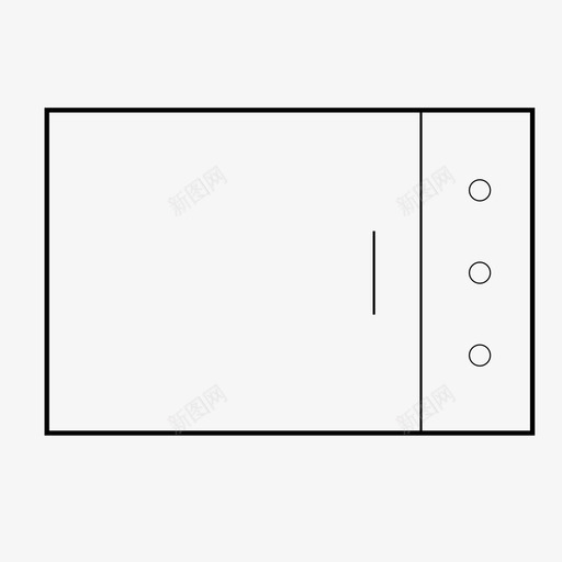 微波炉-01svg_新图网 https://ixintu.com 微波炉-01