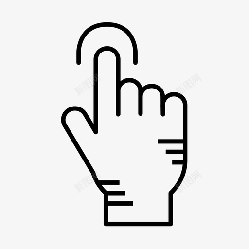 手势手指触摸屏图标svg_新图网 https://ixintu.com 手势 手指 触摸屏