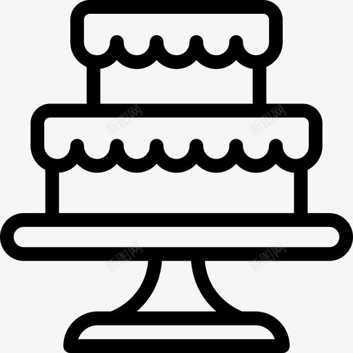 婚礼蛋糕新娘爱情图标svg_新图网 https://ixintu.com 婚礼系列 婚礼蛋糕 已婚 情人 新娘 爱情