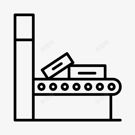 机场保安机场安全行李检查图标svg_新图网 https://ixintu.com 扫描仪 机场保安 机场安全 海关 行李检查 边境管制