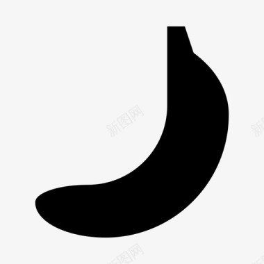 香蕉水果甜味图标图标