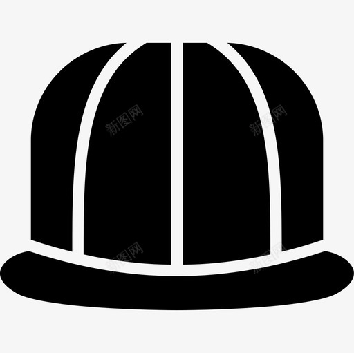 按扣棒球帽子图标svg_新图网 https://ixintu.com 帽子 按扣 棒球 衣服装备字形 运动