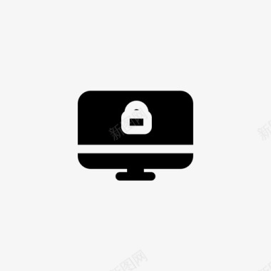 解锁计算机密码安全图标图标