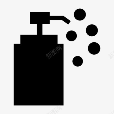 肥皂清洁剂清洁服务图标图标