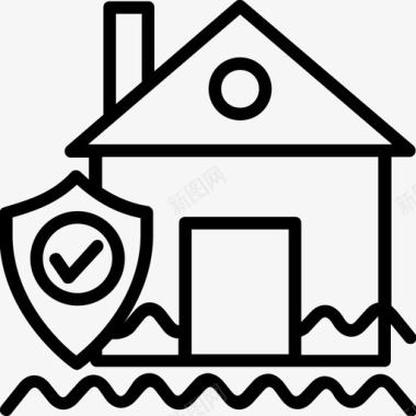 家庭安全家庭保护家庭盾图标图标
