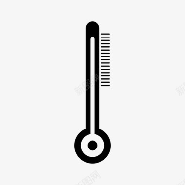 温度计医学气象图标图标