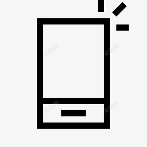 手机手机振动智能手机图标svg_新图网 https://ixintu.com 工具 手机 手机振动 智能手机
