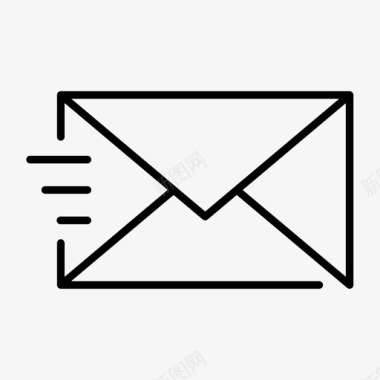 已发送电子邮件信封收件箱图标图标